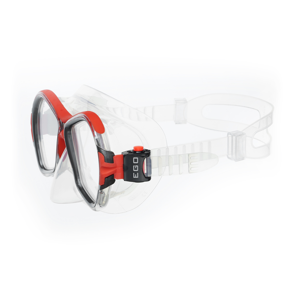 Маска для плавания SALVAS Phoenix Mask, профессиональная, размер взрослый, Цвет Красный