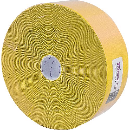 Тейп кинезиологический TMAX Extra Sticky, размер 5 см x 22 м, Цвет Желтый