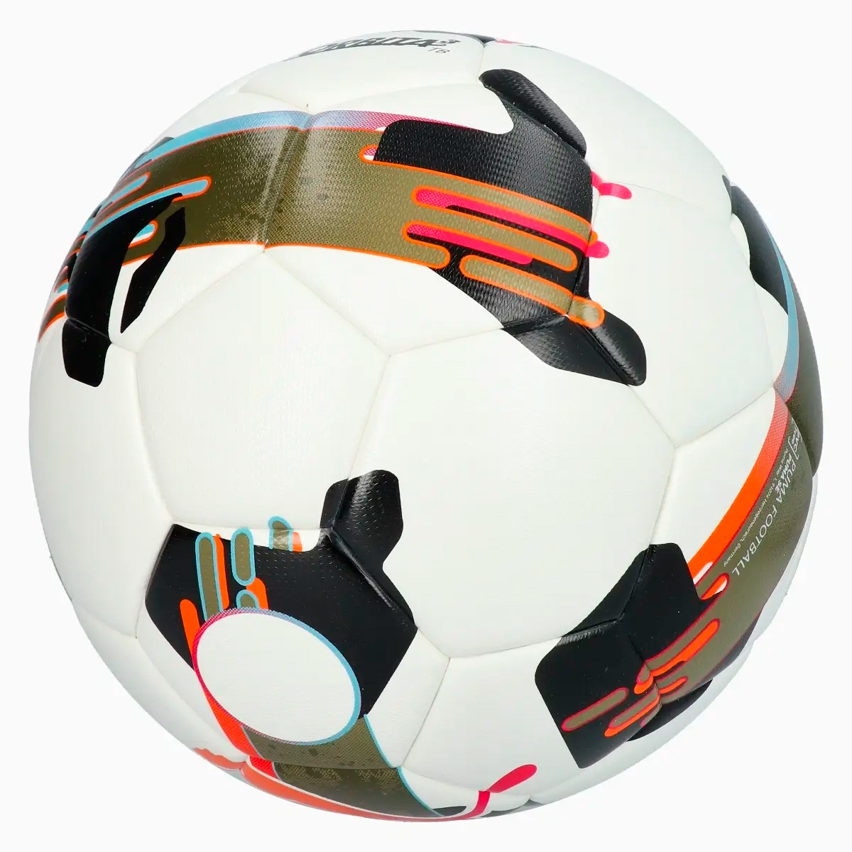 Мяч футбольный PUMA Orbita 3 TB FQ 08432501, FIFA Quality, Размер 4, Цвет Бело-черно-оранжевый