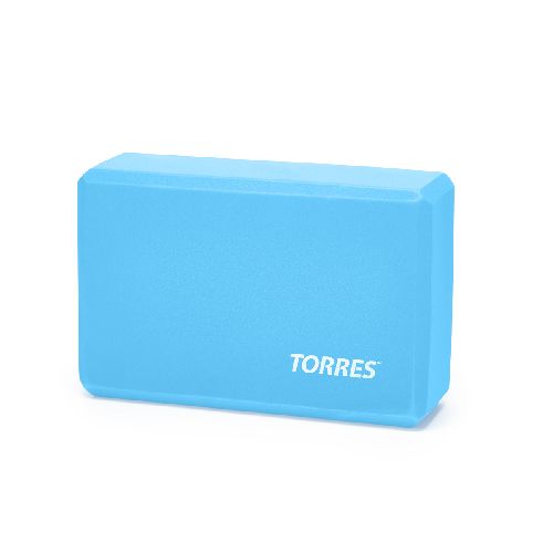 Блок для йоги TORRES, Цвет Голубой