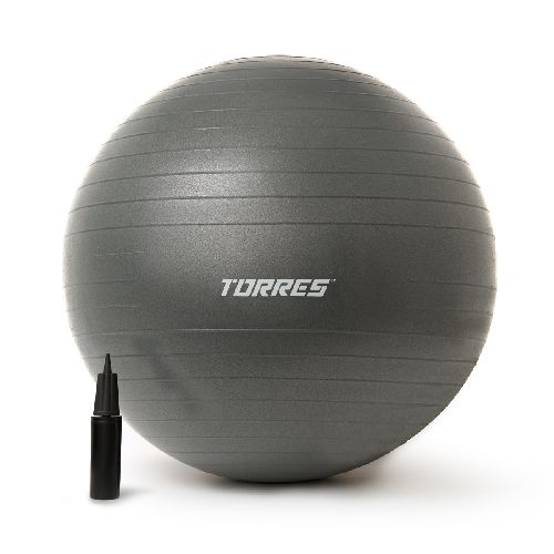Мяч гимнастический TORRES диаметром 65 см, с насосом, Диаметр 65 см