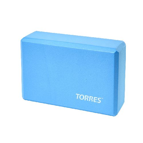 Блок для йоги TORRES, Цвет Голубой