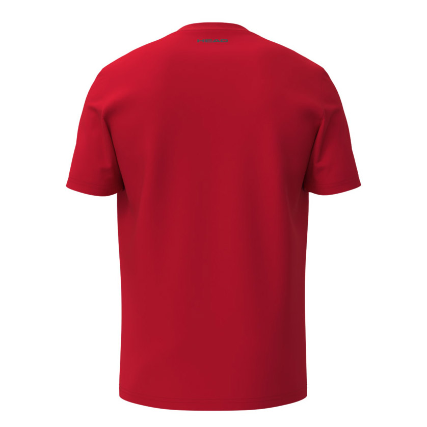 Футболка мужская HEAD Club Original T-Shirt M, Размер m, Цвет Красный