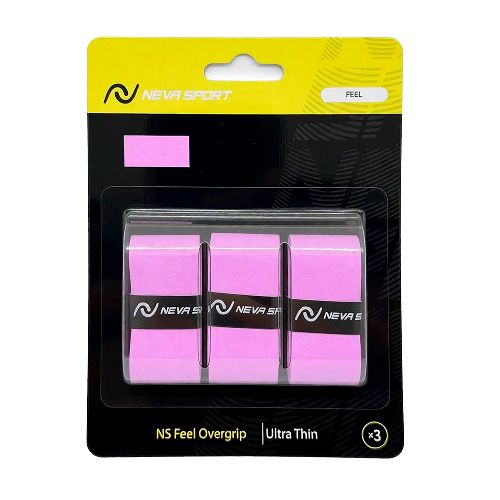 Овергрип NEVA SPORT Feel, упаковка 3шт, Цвет Розовый