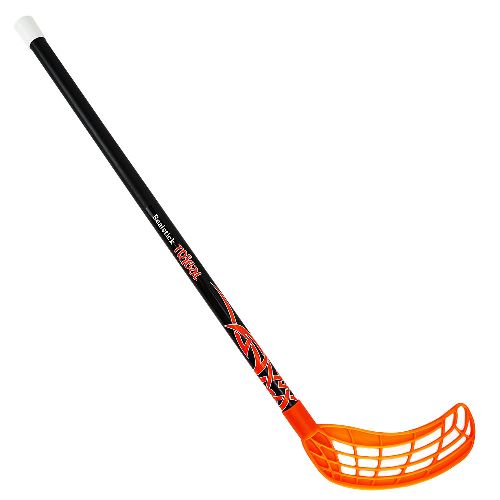 Клюшка для флорбола детская RealStick Tribal Jr, без загиба, Цвет Оранжевый