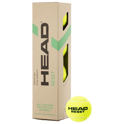 Мяч теннисный HEAD Reset 4B,с половинным давлением, уп.4 шт