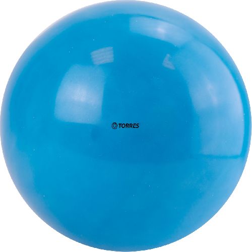 Мяч для художественной гимнастики TORRES, Цвет Голубой, Диаметр 15 см