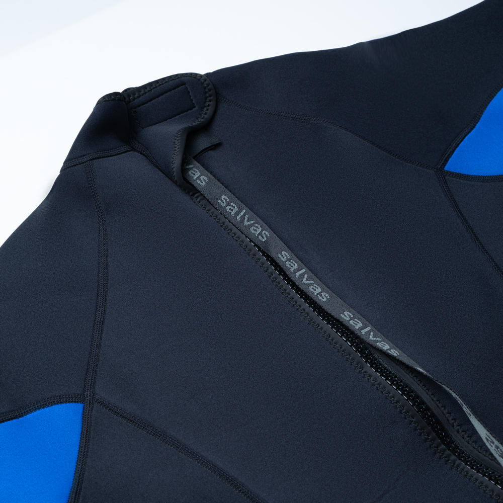 Гидрокостюм для плавания SALVAS Shorty Nemo Adult, мужской, с короткими рукавами и шортами, чёрно-синий, Размер l