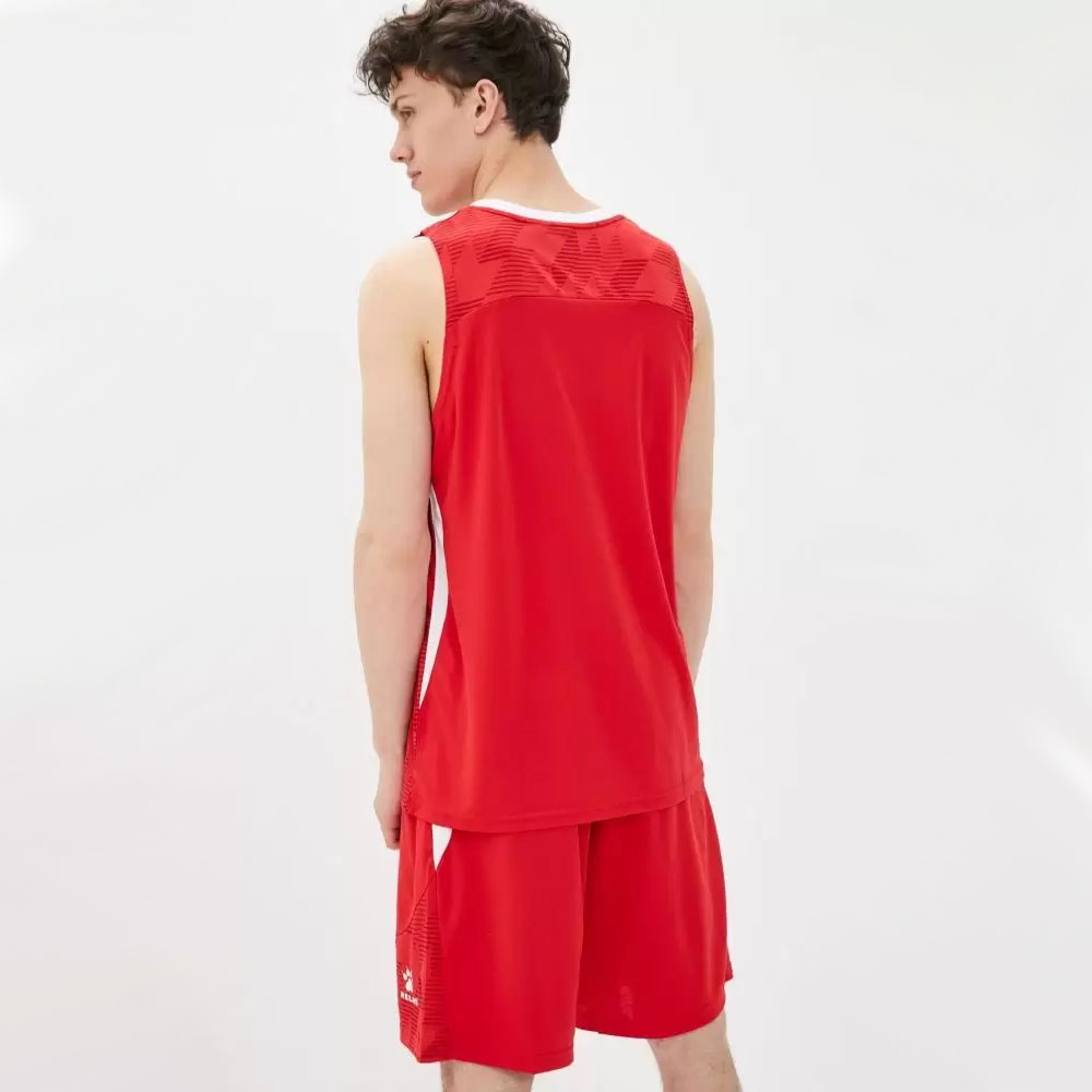 Форма баскетбольная KELME, взрослая, Размер 4xl, Цвет Красный