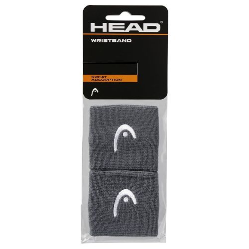 Напульсники HEAD 2,5'', ширина 7см, 2 шт., Размер 2,5'', Цвет Серый