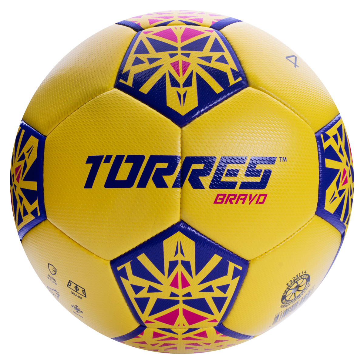 Мяч футбольный TORRES Bravo-4, Размер 4