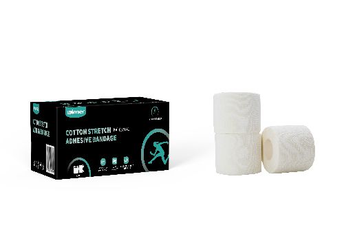 Тейп спортивный Winner, Cotton Stretch Adhesive bandage, 602041, 7,5см - 4,6м, белый