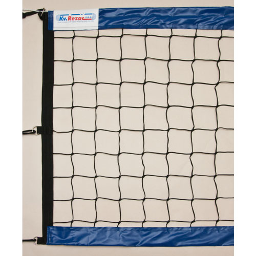 Сетка для пляжного волейбола KV.REZAC, профессиональная, нить 3 мм, кевларовый трос, цвет черный