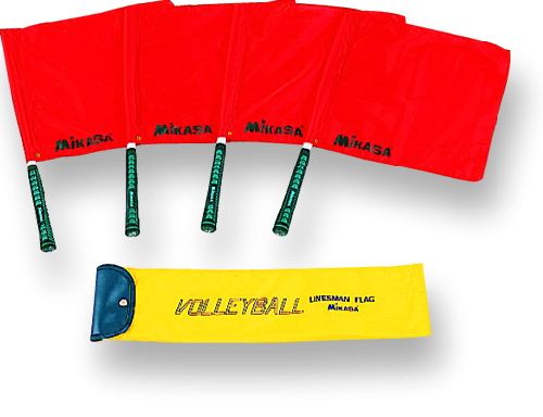 Флаги судейские для волейбола MIKASA, комплект из 4 шт.