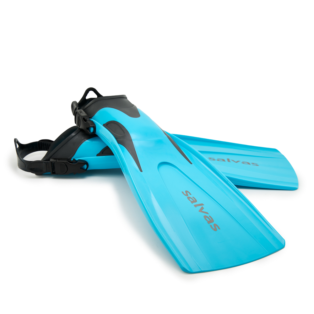 Ласты для плавания SALVAS Hazard Plus Fin, Размер m-l, Цвет Голубой