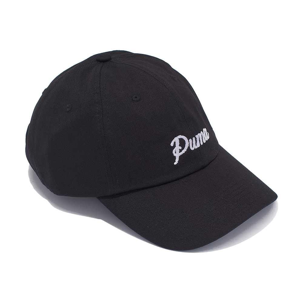 Бейсболка PUMA ESS Script Logo Dad Cap, Цвет Черный