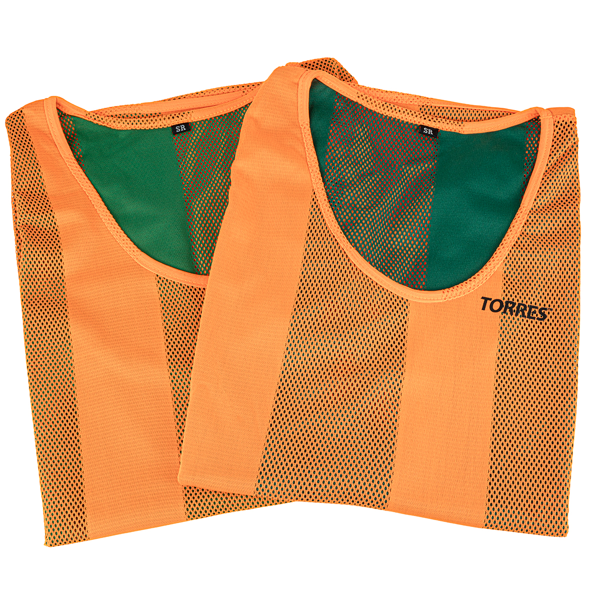 Манишка двухсторонняя TORRES, Цвет Оранжевый/Зеленый