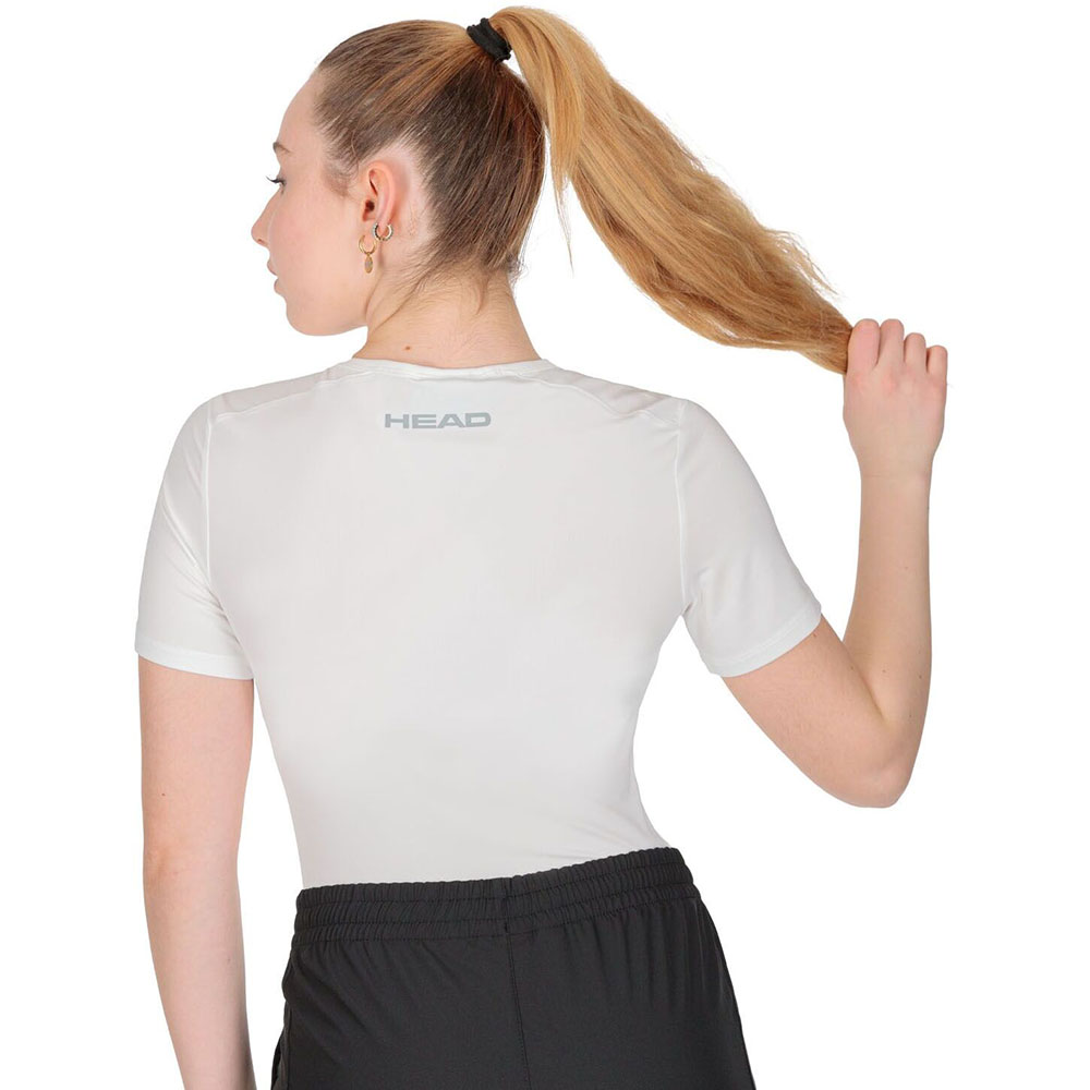 Футболка женская HEAD Club 22 T-Shirt W, Размер s, Цвет Белый