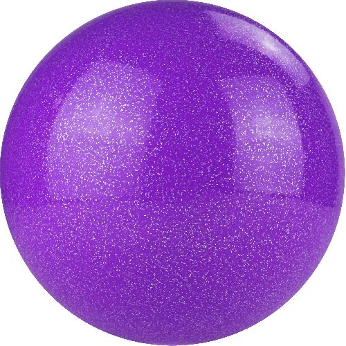 Мяч для художественной гимнастики TORRES, Цвет Лиловый, Диаметр 19 см