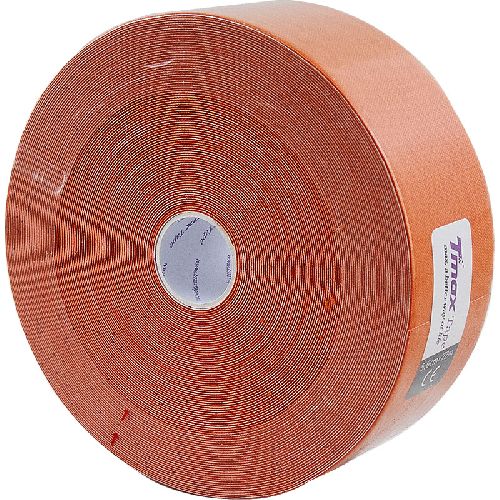 Тейп кинезиологический TMAX Extra Sticky, размер 5 см x 22 м, Цвет Оранжевый