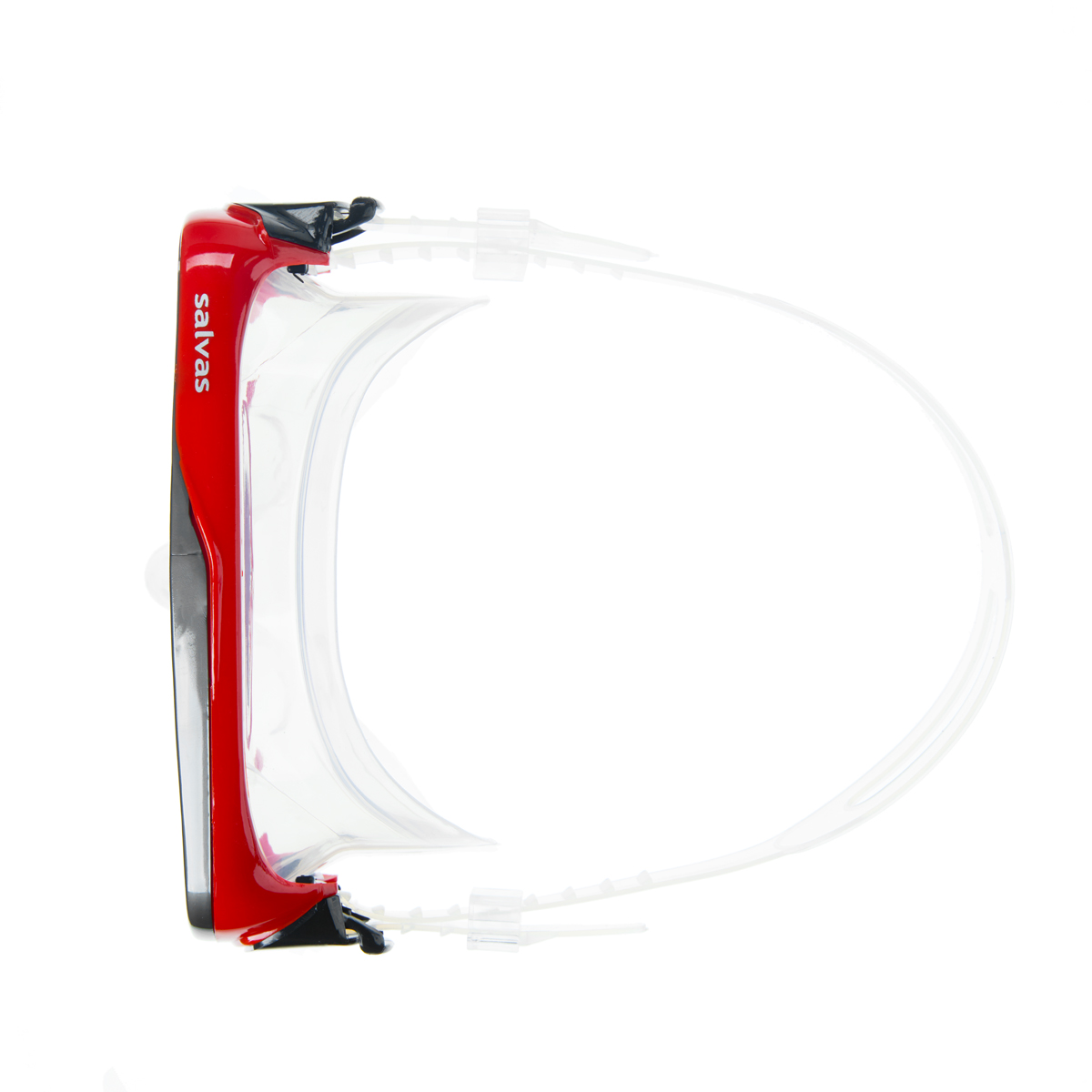 Маска для плавания SALVAS Geo Jr Mask, размер детский, Размер junior, Цвет Красный