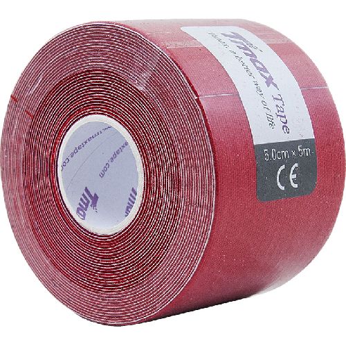 Тейп кинезиологический TMAX Extra Sticky, Цвет Красный