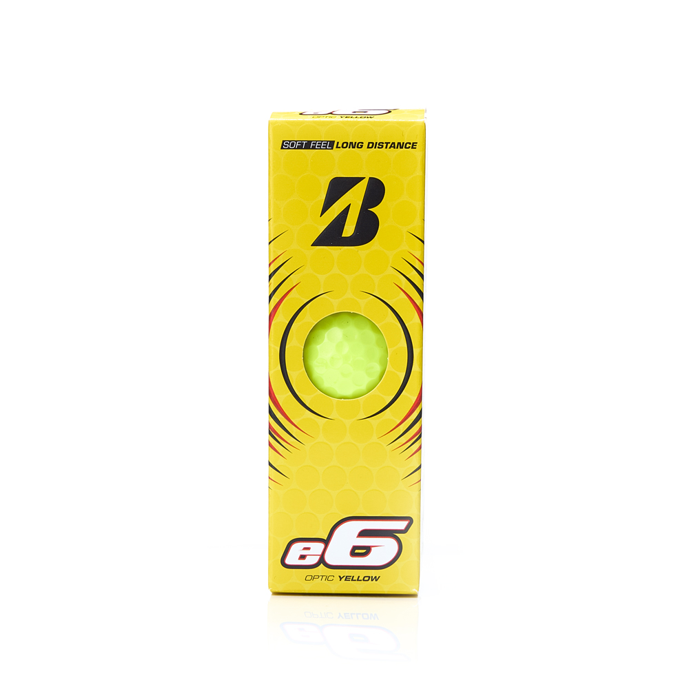 Мяч для гольфа Bridgestone e6 Yellow, Цвет Желтый