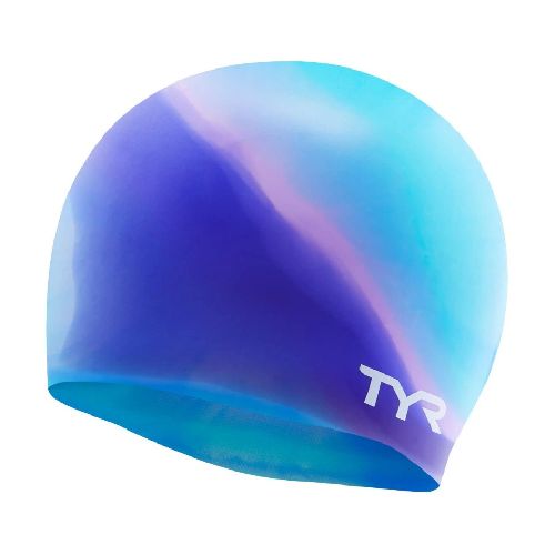 Шапочка для плавания TYR Multi Silicone Cap, Цвет Сине-фиолетовый