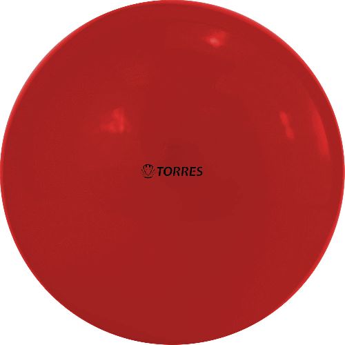Мяч для художественной гимнастики TORRES, Цвет Красный, Диаметр 15 см