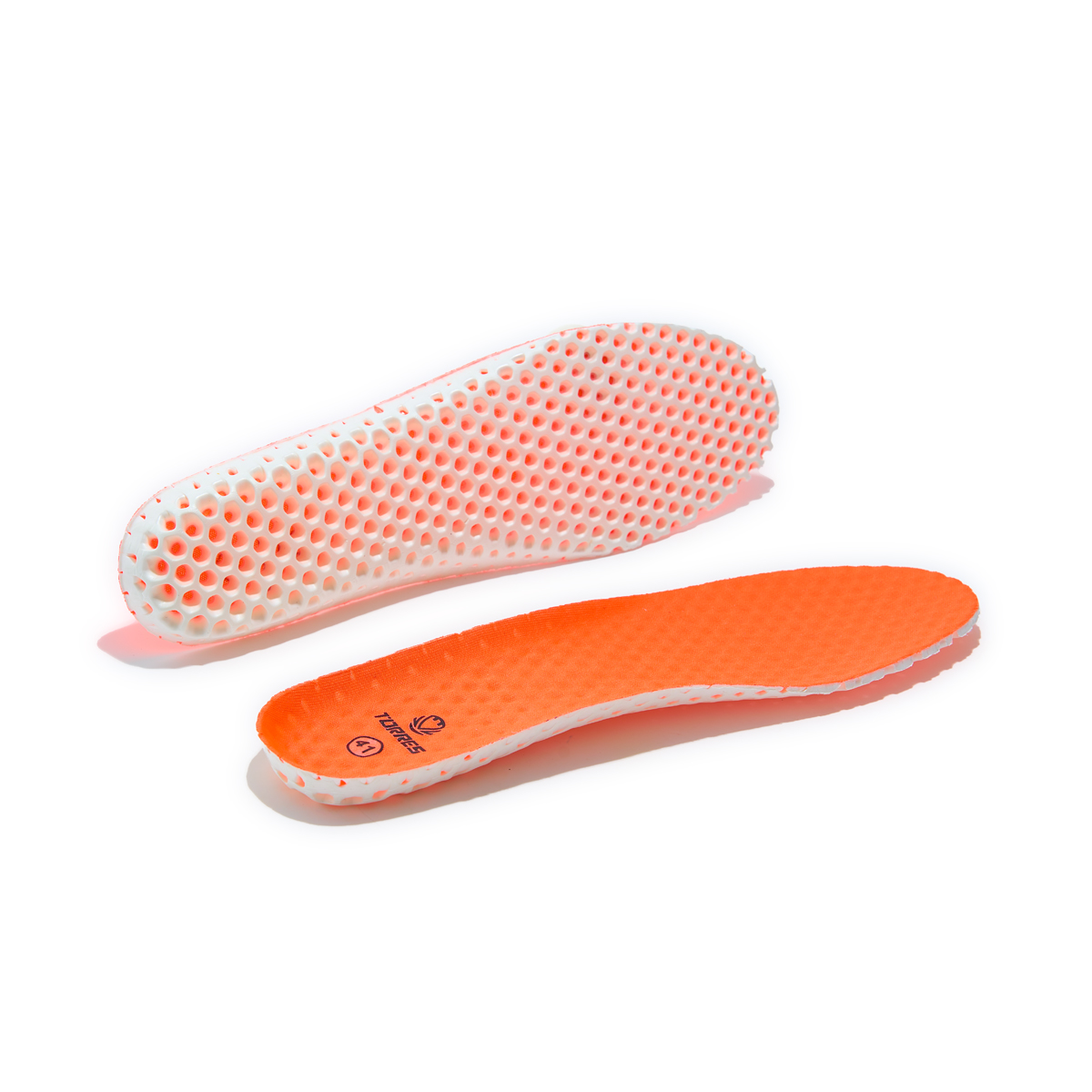 Стельки для обуви TORRES толщина 3-6мм, Размер 28, Цвет Оранжевый