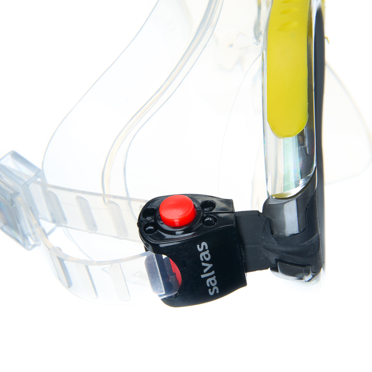 Маска для плавания SALVAS Phoenix Mask, профессиональная, размер взрослый, Цвет Желтый