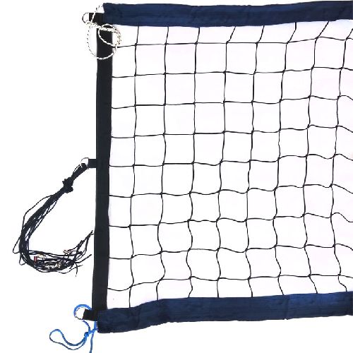 Сетка для пляжного волейбола №12, профессиональная, нить 3,5 мм, кевларовый трос, цвет черный