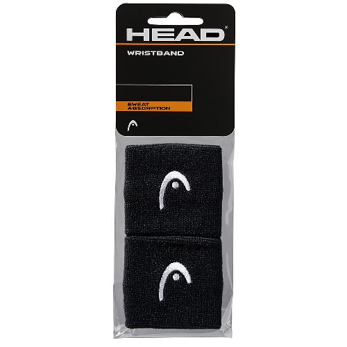 Напульсники HEAD 2,5'', ширина 7см, Цвет Черный