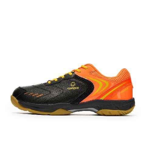 Бутсы зальные TORRES MAXIMA, Размер 38, Цвет Черный/Оранжевый