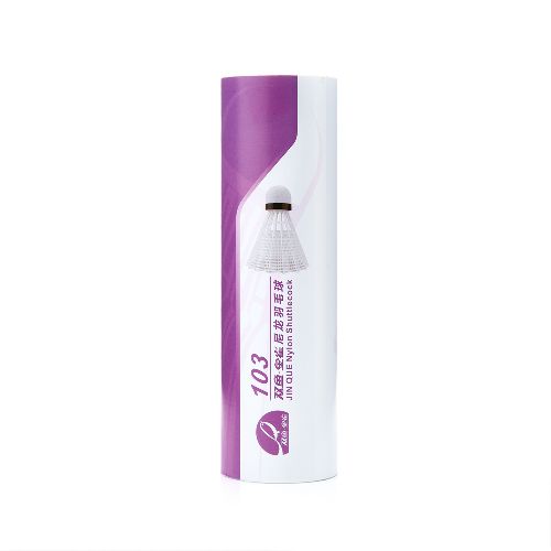 Воланы для бадминтона DOUBLE FISH JINQUE 103w, нейлон, 6 шт., Цвет Белый