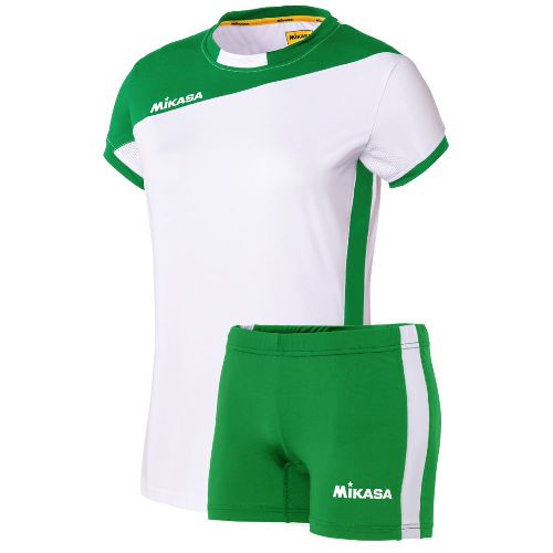 Форма волейбольная MIKASA, женская, Размер s, Цвет Бело-зеленый