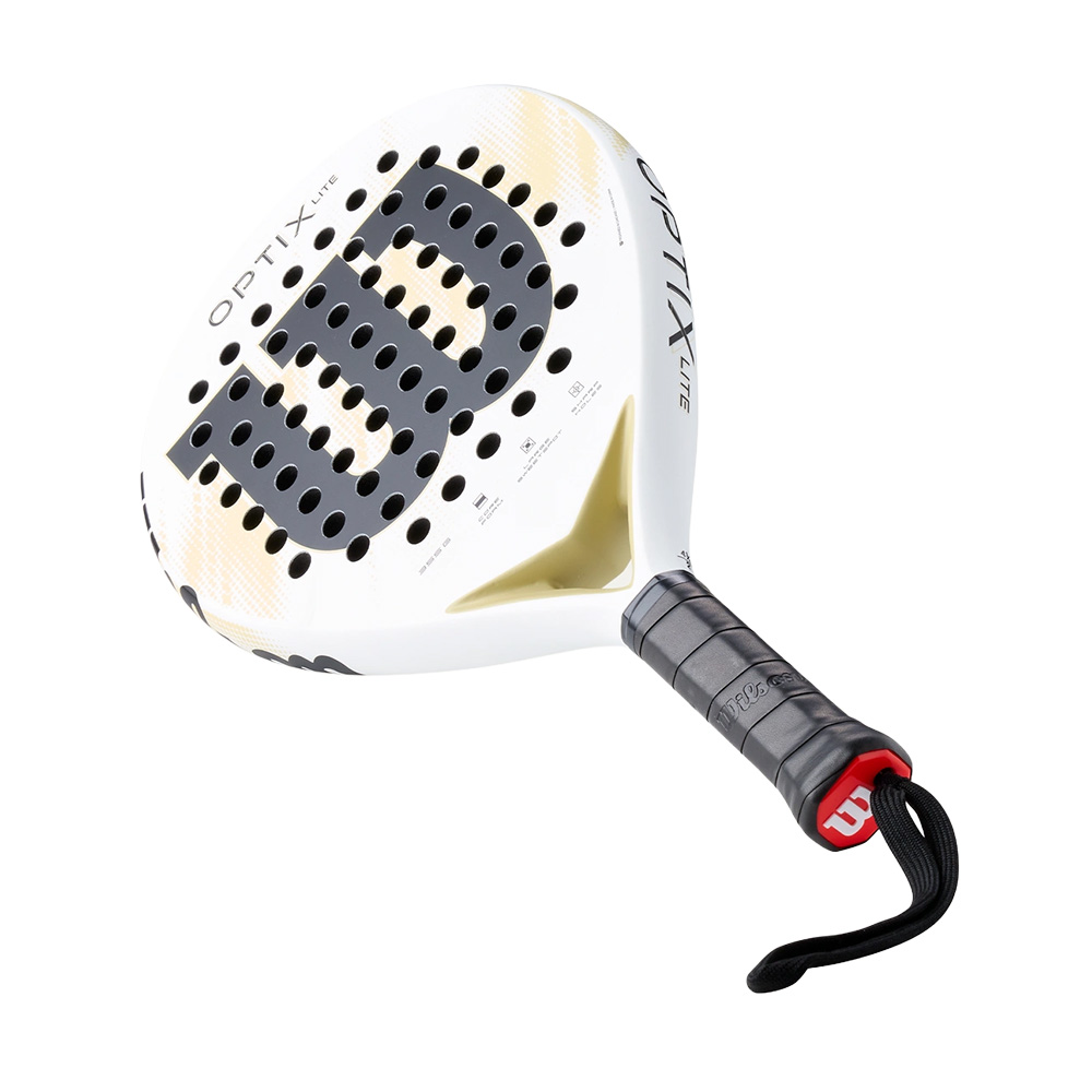Ракетка для падела WILSON Optix
V2 Lite WH, Цвет Белый/Черный/Бежевый