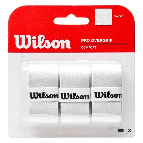 Овергрип Wilson Pro Overgrip, в упаковке 3шт, белый, Цвет Белый