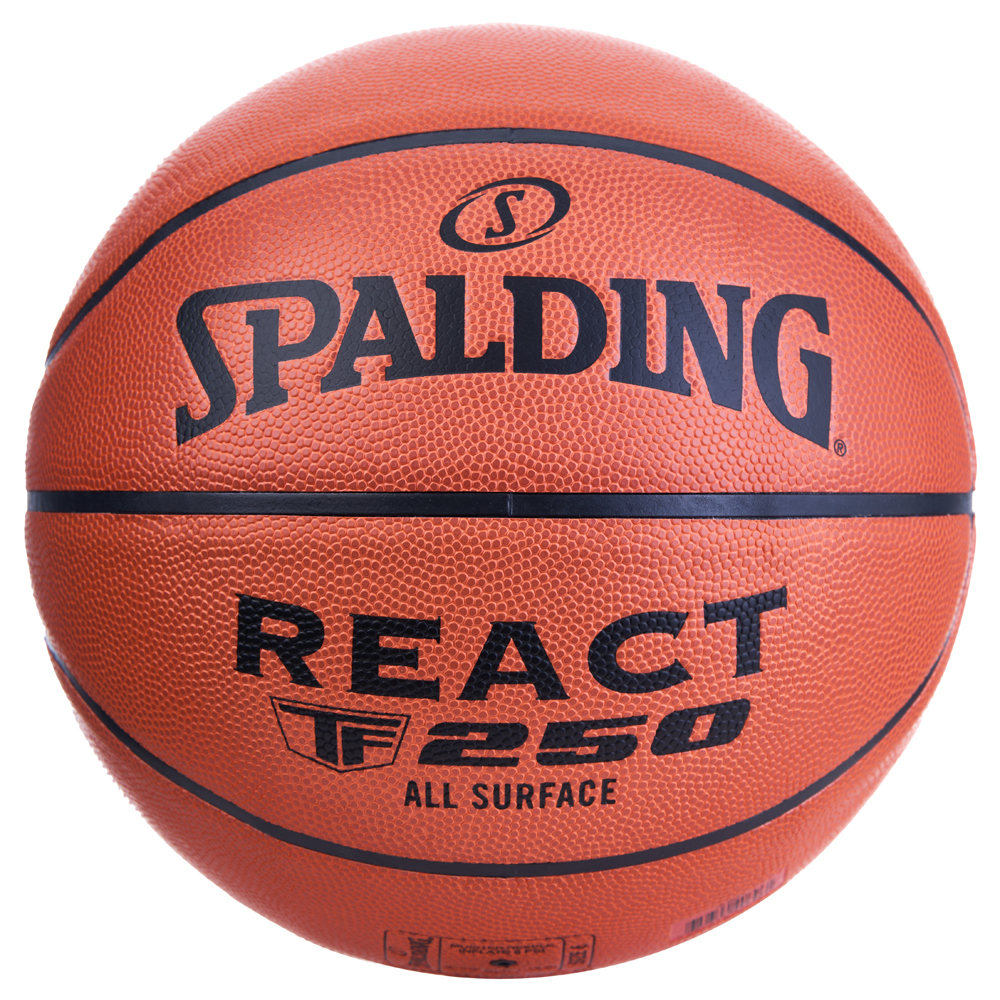 Мяч баскетбольный Spalding TF-250 React, FIBA Approved, Размер 6