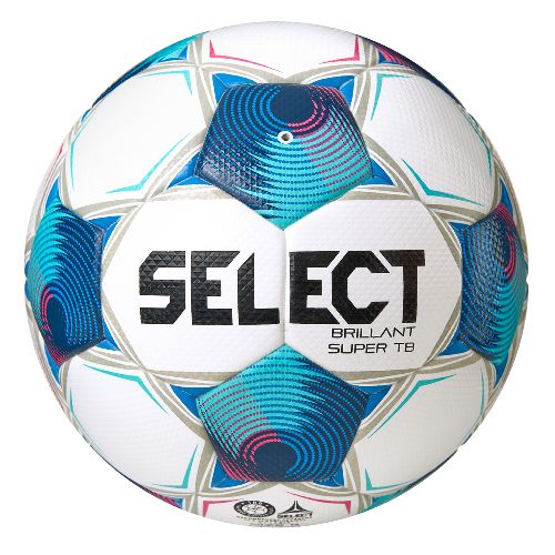 Мяч футбольный SELECT Brillant Super TB V25, FIFA Quality PRO, Цвет Белый/Голубой