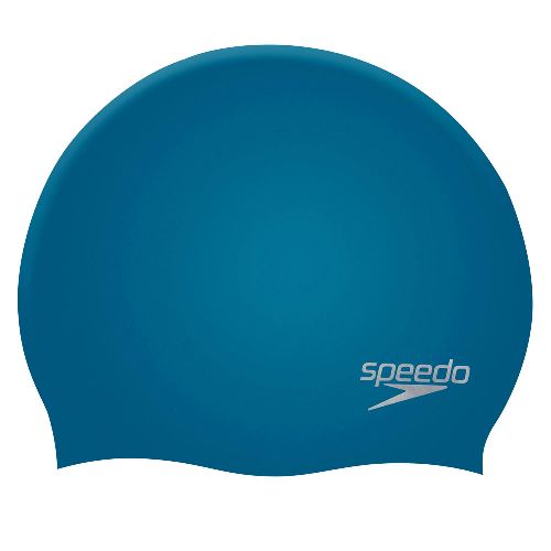 Шапочка для плавания SPEEDO Plain Molded Silicone Cap, Цвет Синий