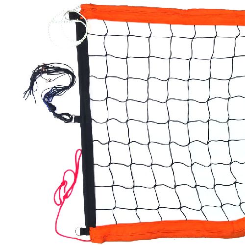 Сетка для пляжного волейбола №11, профессиональная, нить 3мм, кевларовый трос, цвет черный