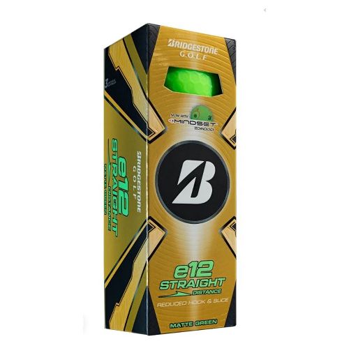 Мяч для гольфа Bridgestone e12 25 Contact New Matte Green, Цвет Зеленый