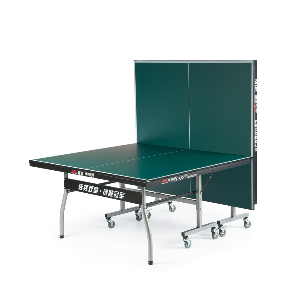 Стол для настольного тенниса DOUBLE FISH 2018G, Indoor для закрытых помещений, зеленый