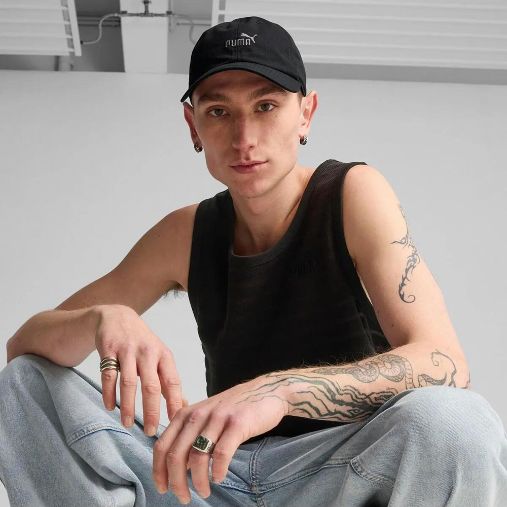 Бейсболка PUMA ESS Elevated BB Cap, Цвет Черный