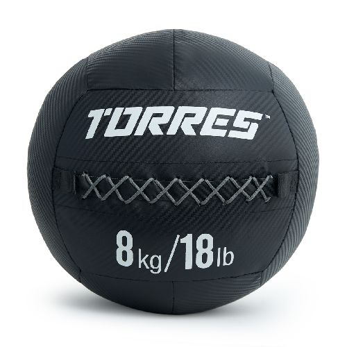 Медбол TORRES ПВХ/ПУ, Вес 8 кг