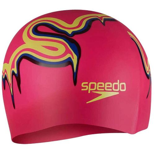 Шапочка для плавания SPEEDO Boom Silicone Cap Jr, детская, Цвет Коралловый