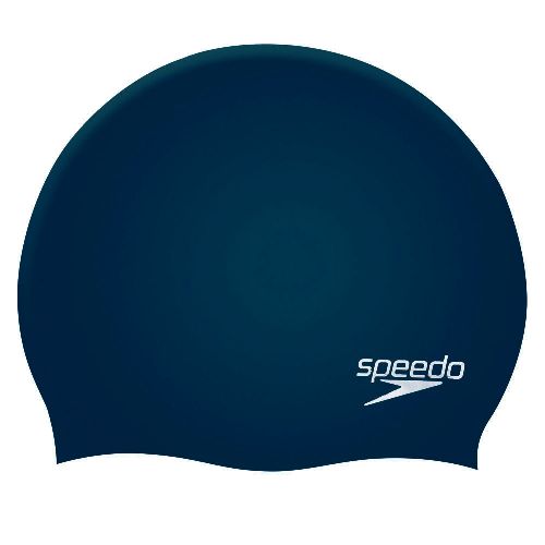 Шапочка для плавания SPEEDO Plain Flat Silicone Cap, Цвет Темно-синий