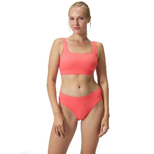 Купальник SPEEDO Textured Deep U-Back Bikinis, Размер р.30, Цвет Коралловый