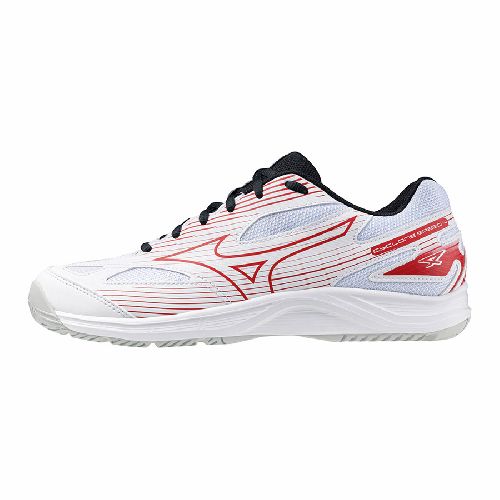 Кроссовки волейбольные MIZUNO Cyclone Speed 4, мужские, Размер 43, Цвет Бело-красный